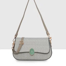 ESBEDA Grey For Sandstone Chic Stylish Sling Bag For Women image 2
