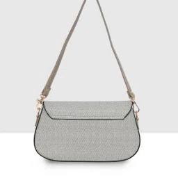 ESBEDA Grey For Sandstone Chic Stylish Sling Bag For Women image 4