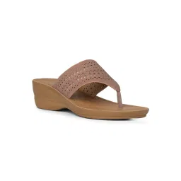 Bata Women Nude Wedge Sandals-image-99