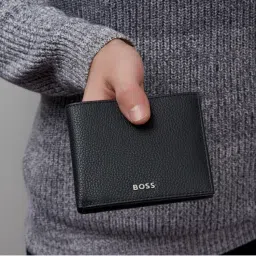 Hugo Boss Classic Grained Money Wallet - Black-image-64