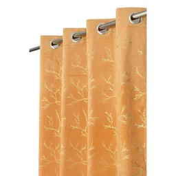 UrbanArts Gold-Toned Room Darkening Window Curtain-picture-41
