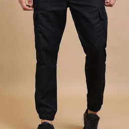 HIGHLANDER Men Regular Fit Joggers Trousers-picture-34