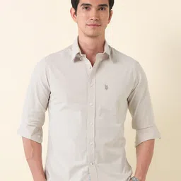 U.S. Polo Assn. Men Tailored Fit Opaque Casual Shirt-picture-10