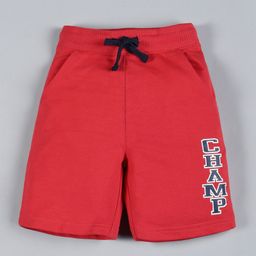 Plum Tree Champ Print Shorts - Red-picture-25
