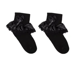 NEXT2SKIN Frill Socks - Black-image-7