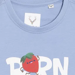 Allen Solly Junior Round Neck Cotton Boys Typography Printed T-shirt image 3