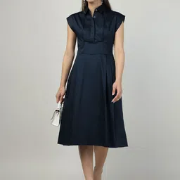 Sands of India Women Flared Shirt Midi Dress image 5
