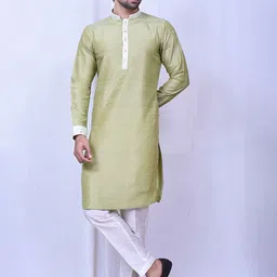 Arihant Rai Sinha Mandarin Collar Straight Kurta with Trouser image 5