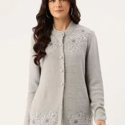 APSLEY Floral Cardigan with Embellished Detail-image-23