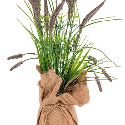 AARVI DECOR STUDIO Brown & Green Artificial Flower With Pot image 5