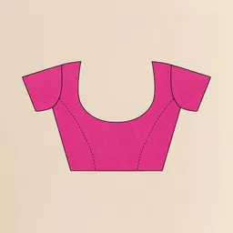 DIVASTRI Floral Pure Chiffon Fusion Saree image 3