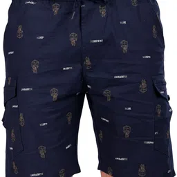 24 Street Men Cargo Cotton Shorts-image-71