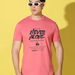 WOOSTRO Men Typography Printed Slim Fit T-shirt-picture-30