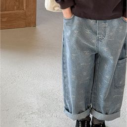 LULU & SKY Girls High-Rise Highly Distressed Light Fade Jeans-picture-4