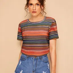 CILIMILI Striped Crop Top-picture-30