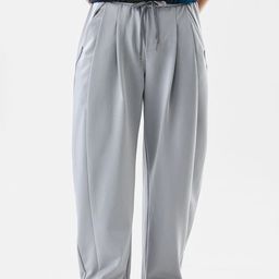 Snitch Men Light Grey Mid-Rise Relaxed Fit Trouser-picture-1