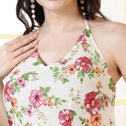 Nayo Printed Halter Neck Cotton Tunic image 4