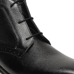 teakwood leathers Teakwood Men Leathers Mid-Top Block-Heeled Boots image 3