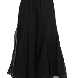 ERUDITE CLUB Women Flared Georgette Palazzos-image-26