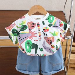 INCLUD Boys Printed Short Sleeves T-shirt With Shorts-picture-14