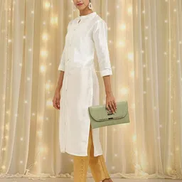 Moda Rapido Women Gold Poly Silk Solid Regular Trousers-image-47