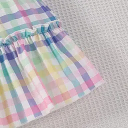 BAESD Checked Fit & Flare Dress image 5