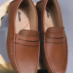 Bata Men Leather Formal Loafers-picture-30