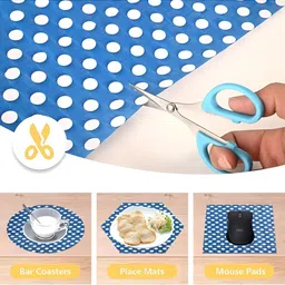 Aura Blue Set of 1 Water Resistant Shelf Liner Organisers image 3