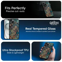 QRIOH Quirky Printed iPhone 16 Back Case Mobile Accessories image 3