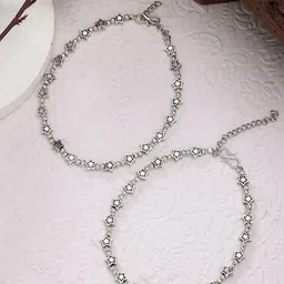 Anouk Silver-Plated Anklet-image-29