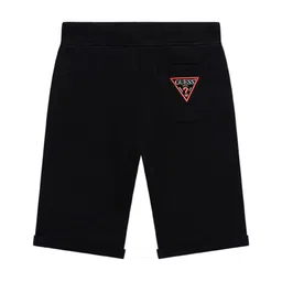 GUESS kids Boys Mid-Rise Solid Pure Cotton Shorts-picture-38