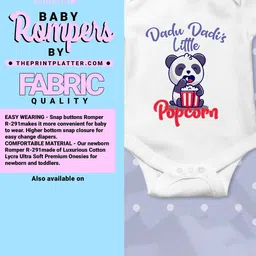 THE PRINT PLATTER Kids Unisex Printed Rompers image 4