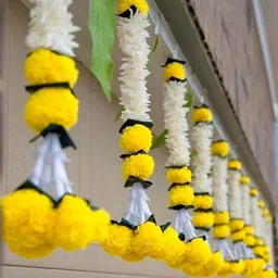 Nutts White 6 Pieces Hanging Artificial Flower-picture-21