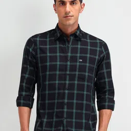 Arrow Sport Men Slim Fit Tartan Checks Opaque Checked Casual Shirt-image-43