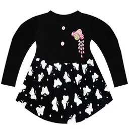 KidzzCart Polka Dot Print Fit & Flare Dress image 2