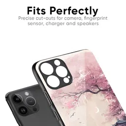 QRIOH Floral Printed iPhone 15 Pro Back Case Mobile Accessories image 2