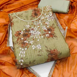 Ishin Embroidered Unstitched Dress Material-image-67