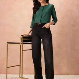 all about you Contrast Taping Top image 3