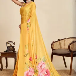 all about you Floral Printed Saree image 3