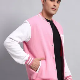 Juxar Men Colourblocked Lightweight Bomber with Patchwork Jacket image 3