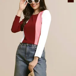 Mast & Harbour Women Pack Of 2 Puff Sleeves Peplum Top-picture-10