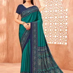 DURGA EMPORIO Ethnic Motifs Silk Blend Saree-picture-39