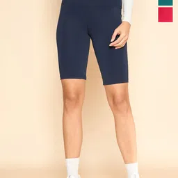 COLOR CAPITAL Pack Of 3 Women Antimicrobial Above Knee Gym Tights-picture-40