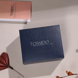 Tossido Men Stripe Necktie & Pocket Square Gift Set image 2