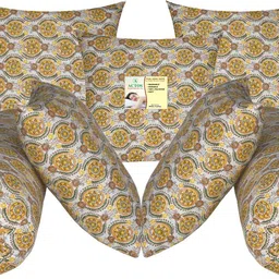 actos 2 Bolster And 5 Microfibre Floral Cushion Pack of 7-picture-16