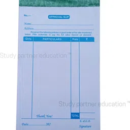 stdy partner tm RTC Approval Slip Estimate slip bill book pack of 4-Part without numbring and no carbon pages image 2