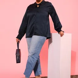 Women Regular Fit Solid Casual Shirt-image-60