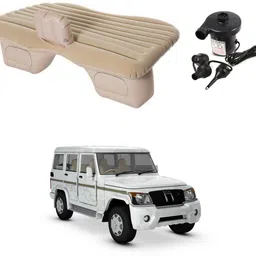 oshotto Car Inflatable Bed Mattress with Two Air Pillows For Mahindra Bolero Beige Car Inflatable Bed-picture-11