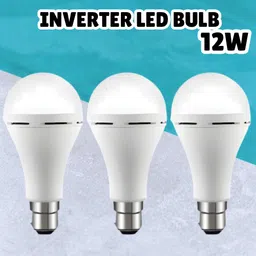 sacro (Emergency Inverter Blub) charging 12W LED Bulb for Extended Lighting_Pack_3E446 4 hrs Bulb Emergency Light image 1