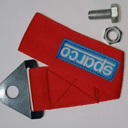 SPARCO RED Racing Tow,Belt & Strap SPARCO Racing Premium Auto Accessories Car Flywheel-image-99